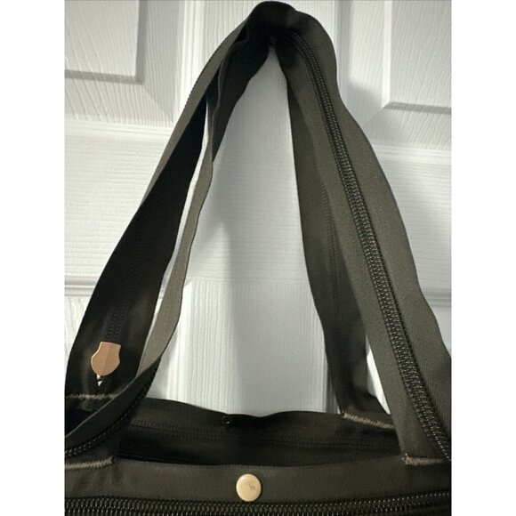 Zip It Olive Green Tote Bag Zipper Reusable Eco Friendly Zip-it Recycleable GR68 - Picture 3 of 5
